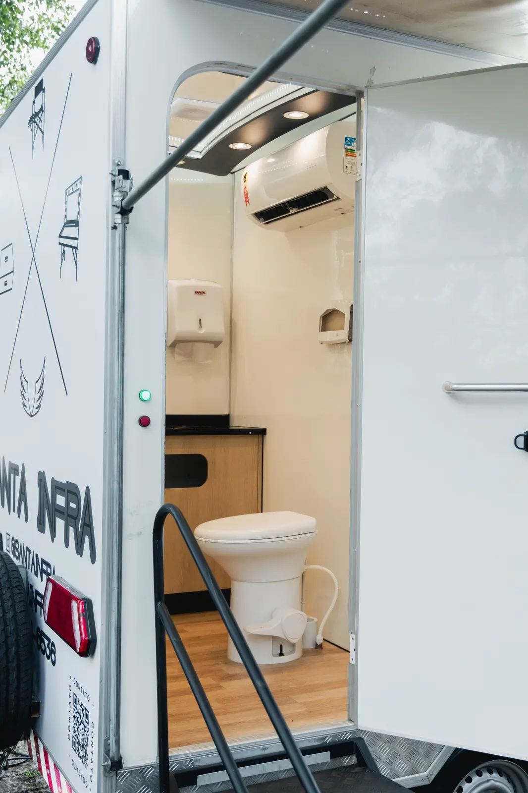 Cabine interna climatizada